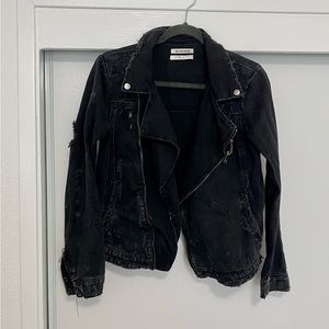 Distressed Jean jacket